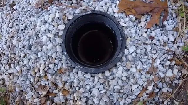 Open sewer cleanout ready for a camera